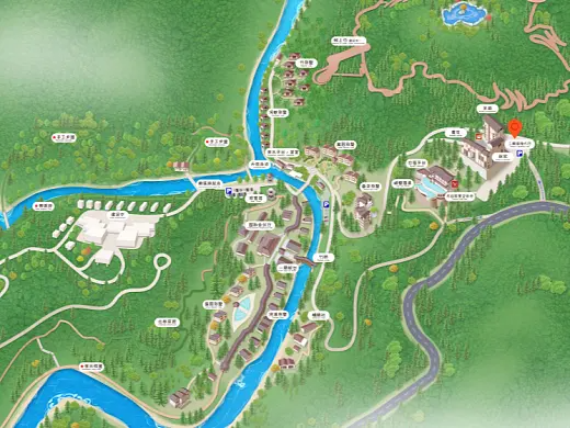 丰城结合景区手绘地图智慧导览和720全景技术，可以让景区更加“动”起来，为游客提供更加身临其境的导览体验。